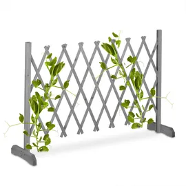 Relaxdays Rankgitter 73 x 28 x 23 cm Grau