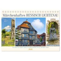 Calvendo Märchenhaftes Hessisch Lichtenau (Tischkalender 2026 DIN A5 quer),