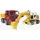 Bruder 02751 - MAN TGA Kipplastwagen mit Liebherr Schaufelbagger 1:16