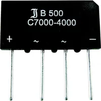 DIOTEC B80C5000A Brückengleichrichter SIL-4 160 V 5 A Einphasig