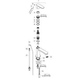 Hansgrohe Rebris S Einhandmischer Mattschwarz