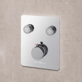 CHRIS BERGEN Aquatronic Unterputz Duschsystem Chrom 150 cm