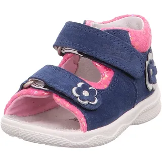 Baby Mädchen Polly Sandalen, (BLAU/ROSA 81), 20 EU - 20 EU