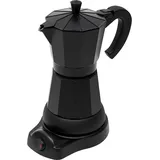 QWMEIYOU Elektrische Kaffeemaschine, Espressokocher 480W 300ml Elektrische Espressokanne Kaffeekanne 6 Tassen Mokka Kanne für Hausgebrauch Büros Cafés