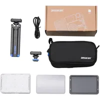 AMARAN Ace 25c White Kit RGBWW-LED Kameraleuchte+Grid+Mini-Stativ+Tasche