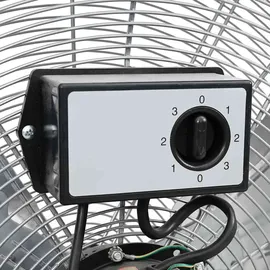 vidaXL Trommelventilator 77 cm Standventilator Silber