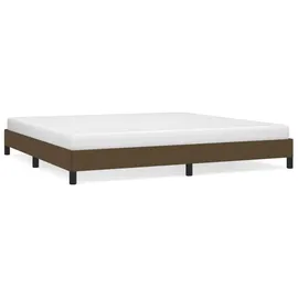 vidaXL Bettgestell 200 x 200 cm Dunkelbraun