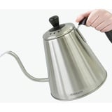 MAXWIN Wasserkessel Kaffee Schwanenhals Induktion,Edelstahl Tee Wasserkocher Kaffeekanne 1L für Camping Outdoor Reisen Kochfeld Schneller Braukessel(AS-97E)