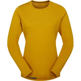 Rab Damen Cinder Crimp Longsleeve (Größe XS, gelb)