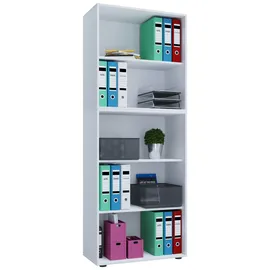 VCM Lona XXL Aktenregal 70 x 40 x 183 cm weiß