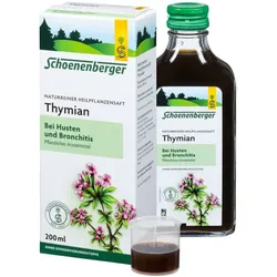 Schoenenberger Naturreiner Heilpflanzensaft Thymian 200 ml Saft