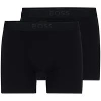 Boss Trunks mit Logo-Bund im 2er-Pack Modell UltraSoft", Black,