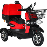 Rolektro E-Carrier 25 V.2 1000 Watt 25 km/h rot inkl. Heckkoffer