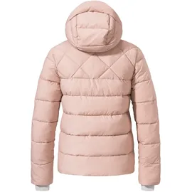 Schöffel Damen Ins Jacket Boston L, warme Winterjacke aus recycelten Materialien, leichte Steppjacke mit Kapuze, winddicht und wasserabweisend, mushroom, 48