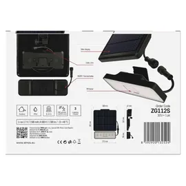 EMOS LED Solarlampe SUNNO schwarz 1,8m Kabel 1300lm mit Bewegungsmelder