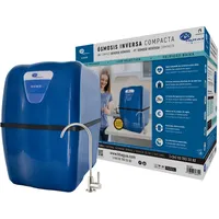 Bbagua Home Kompakte Umkehrosmose-Ausrüstung mit 5 Stufen. Einfache Installation unter Arbeitsplatte und Filterwechsel. Niedrige Abstoßung. Gesundes Wasser mit schwacher Mineralisierung.