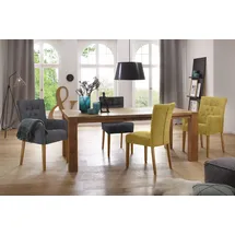 Home Affaire Polsterstuhl Queen (Set), 2 St., Feinstruktur, Esszimmerstuhl mit Knopfheftung, 2er, 4er oder 6er-Set