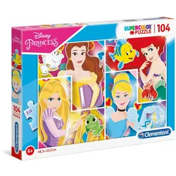 Clementoni 27146 - 104 Teile Puzzle - Disney Princess