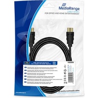 MediaRange HDMI-Kabel 3 m HDMI A (Standard) Schwarz