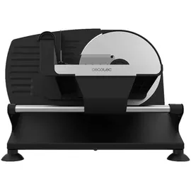 Cecotec Schneidemaschine aus Rock'nCut Shuriken Steel. 200 W, 190 mm Durchmesser Scheibe, stufenloses Einstellsystem, maximale Präzision mit einer Dicke von 0-15 mm, Edelstahlklinge.