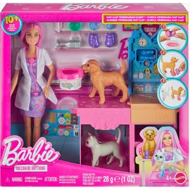 Barbie Gute Besserung Tierkrankenstation-Spielset (JFX93)