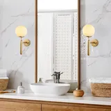 Opviq Wandleuchte FLG1313 15 x 20 x 40 cm Gold