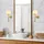 Opviq Wandleuchte FLG1313 15 x 20 x 40 cm Gold