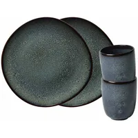 Villeroy & Boch Lave Frühstücks-Set 4-tlg. gris