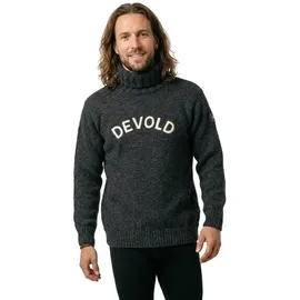 Devold of Norway Nansen Legacy High Neck Pullover Anthracite / Offwhite L