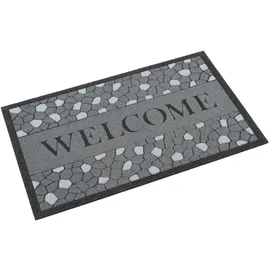 Pergamon Welcome 50 x 80 cm Schwarz/Grau
