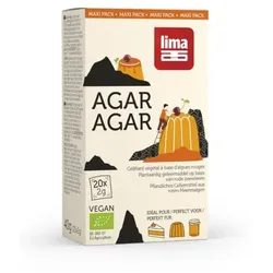Lima Agar-Agar Pulver Maxi-Pack bio (20x2g)