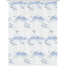 KLEINE WOLKE Duschvorhang Sky 180 x 200 cm blau
