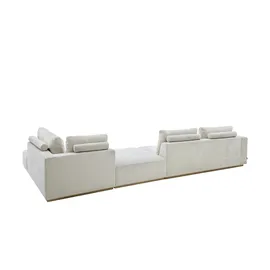 Musterring Eckcouch Mikrofaser 3-Sitzer Beige