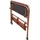 MÜBA Klappbock Stahl 100 x 25 x 70 cm braun