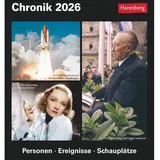 Harenberg Chronik Tagesabreißkalender 2026 - Kulturkalender - Personen, Ereignisse, Schauplätze