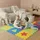 LittleTom Baby Puzzlematte Ab Null Kinder Spielmatte Eva Krabbelmatte Symbole