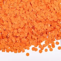 Konfetti Papier orange 100g