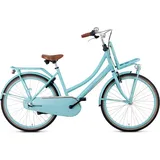 Popal Daily Dutch Basic+ N3 - Kinder Hollandrad - Citybike - 26 Zoll - Mattblau braun|blau 26"