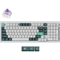 Keychron Keyboard Wrl Q5 He Rgb/Shell White Q5h-P1, Maus