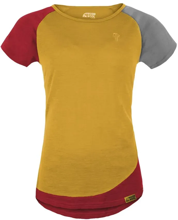 Grüezi Bag Woodwool T-shirt Lady Janeway daisy daze yellow (6002) XL