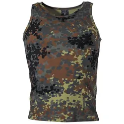 MFH Muskelshirt MFH US Tank-Top, 170 g/m2, flecktarn (1-tlg) L