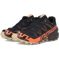 Salomon Speedcross 6 Gore-Tex Herren Black/Shocking Orange/White Pepper 47 1/3