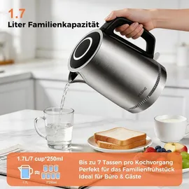 yashe 1,7 l Edelstahl