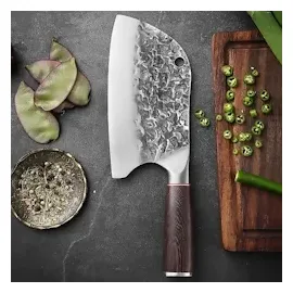 Muxel Metzgermesser, Hackbeil oder Universalmesser Dieses serbische Kochmesser liegt gut in der Hand, ist Rasiermesserscharf ist Outdoor Messer als auch