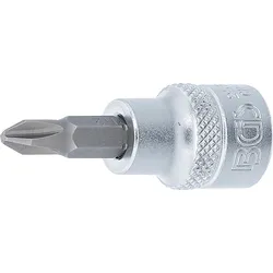 BGS Bit-Einsatz | Antrieb Innenvierkant 10 mm (3/8"") | Kreuzschlitz PH2