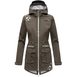Marikoo Damen Softshelljacke Outdoor Funktionsjacke aus Wasserabweisendem Obermaterial Ulissaa