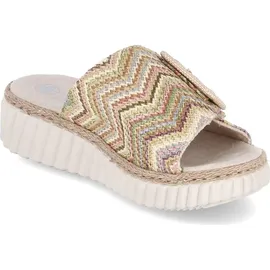 Rieker Pantoletten in multi - Beige
