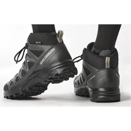 Salomon X Braze Mid GTX Herren Black/Phantom/Vintage Khaki 40