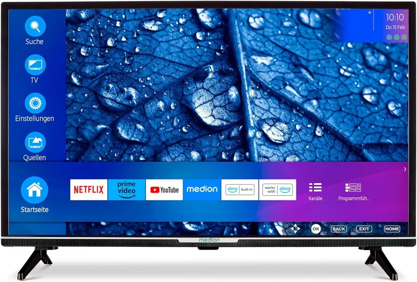 Medion® MD30018 LED-Fernseher (80,00 cm/31,5 Zoll, 1080p Full HD, Smart-TV) schwarz