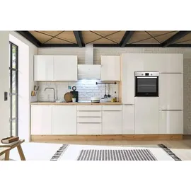 Respekta Küchenblock Marleen Premium 370 cm Weiß Artisan
